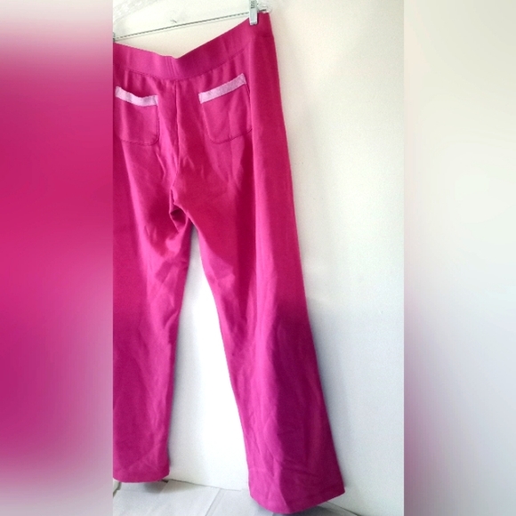 PajamaGram Mauve Fleeced Drawstring Pants - Size: Large -NWOT - Picture 3 of 6